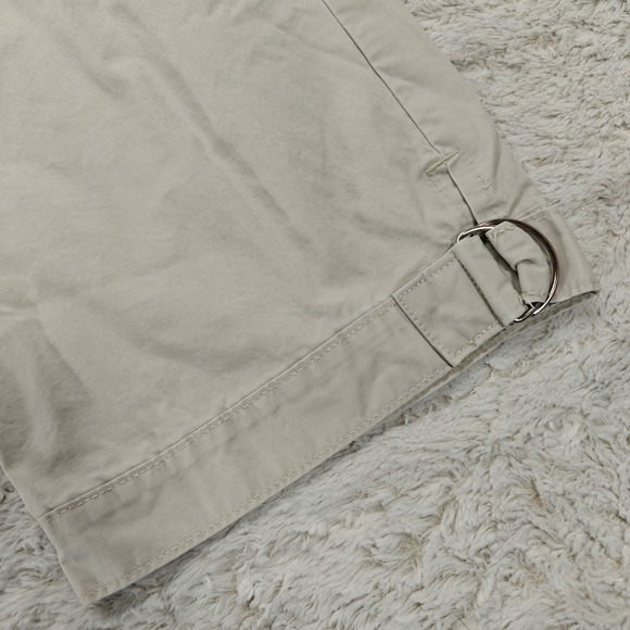 VTG lei Cropped Cargo Pants Juniors 17 Y2K Gorpcore Indie Folk Outdoor Coconut - Picture 11 of 13